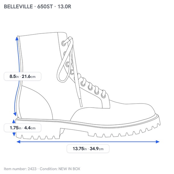 Belleville 650 ST Safety Boot Mens 13R Sage Green New USAF Steel Toe Tactical main image 8